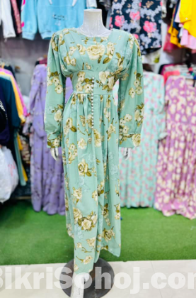 Shahzadi Floral Gown